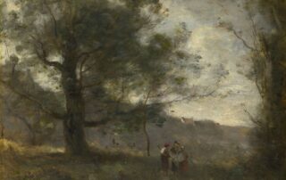 Corot, The Oak in the Valley, 1871. Source: Wikimedia Commons