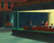 Nighthawks, by Edward Hopper, 1942