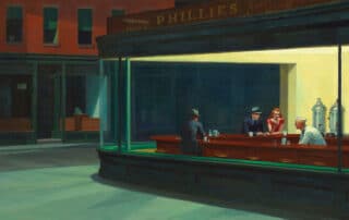 Nighthawks, by Edward Hopper, 1942