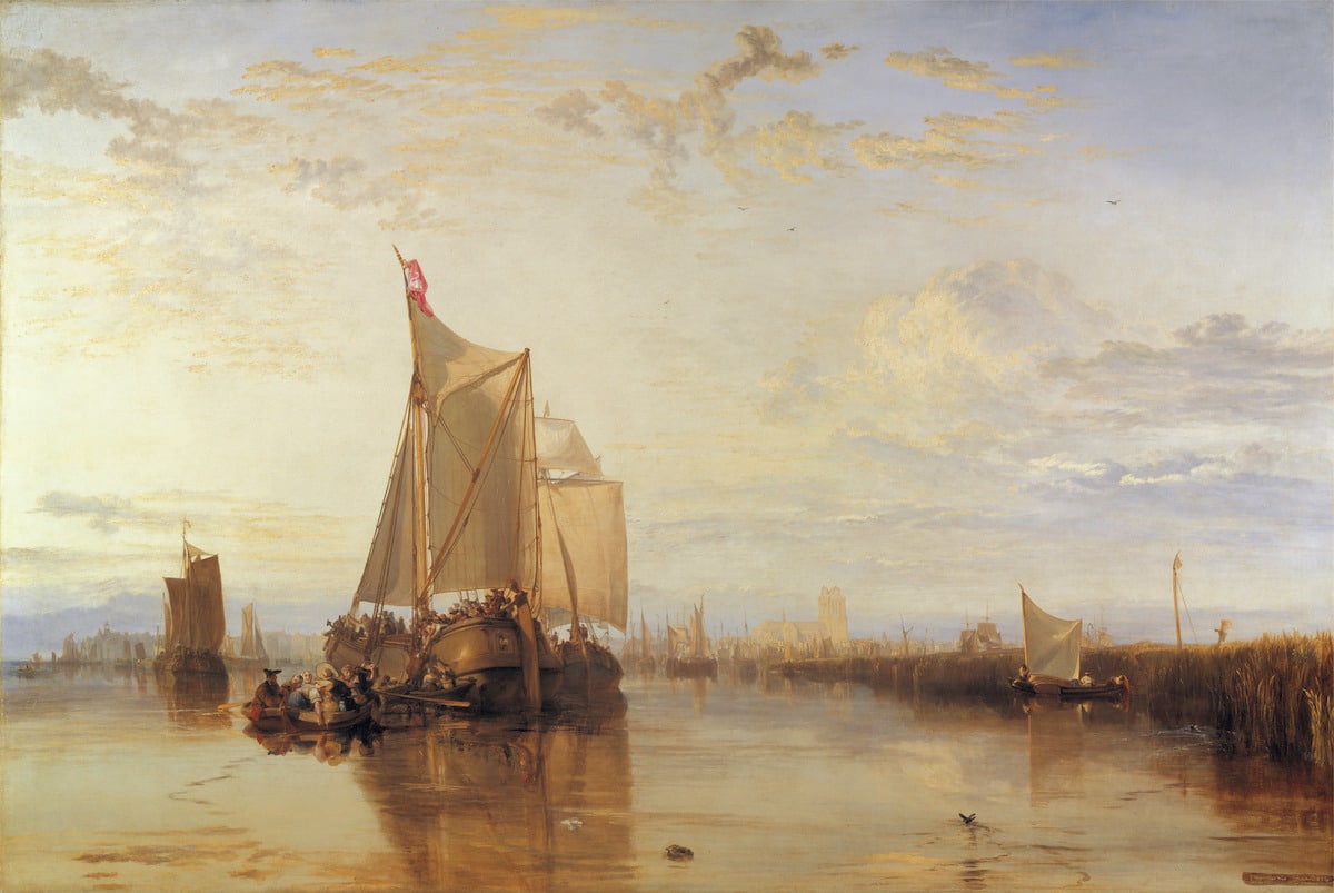 The Dort packet-boat from Rotterdam becalmed (1818), an early painting by J. M. W. Turner.