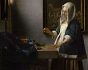 Johannes Vermeer, Woman Holding a Balance, 1664