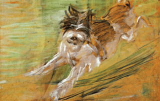 Jumping Dog by Franz Marc, 1910