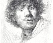Rembrandt self-portrait