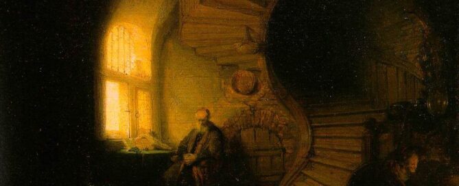 Rembrandt, The Philosopher in Meditation