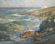 The painting Spindrift, by Charles Herbert Woodbury