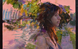 Rose Frantzen, Becoming, oil, 12 x 12 inches