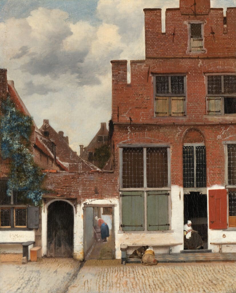 Johannes Vermeer, Street Scene, Delt (the Little Street)