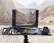 Matt Ryder's plein air setup