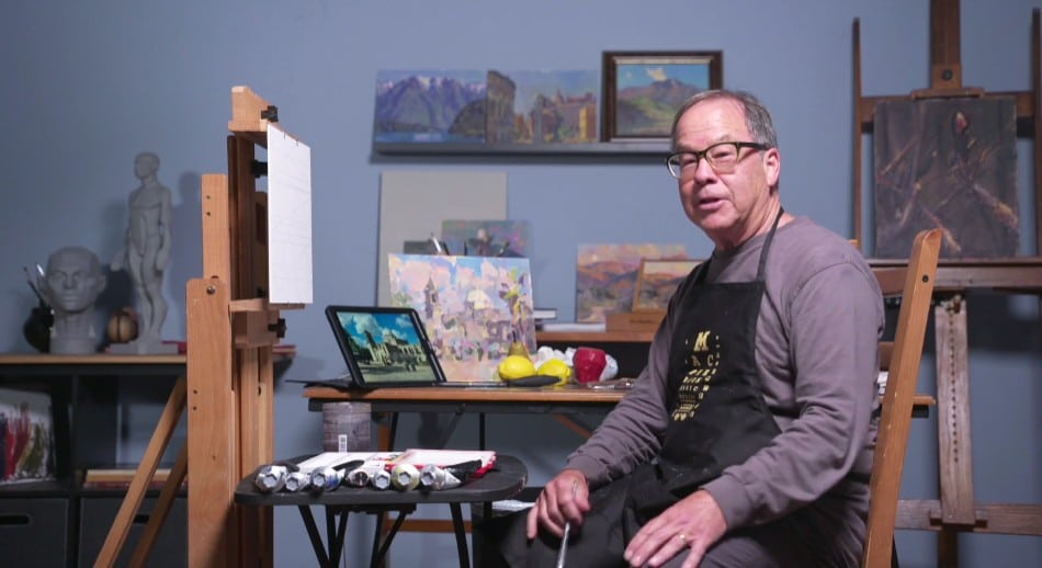 Kevin Macpherson helped us wrap up the inaugural Acrylic Live with his landscape painting demonstration