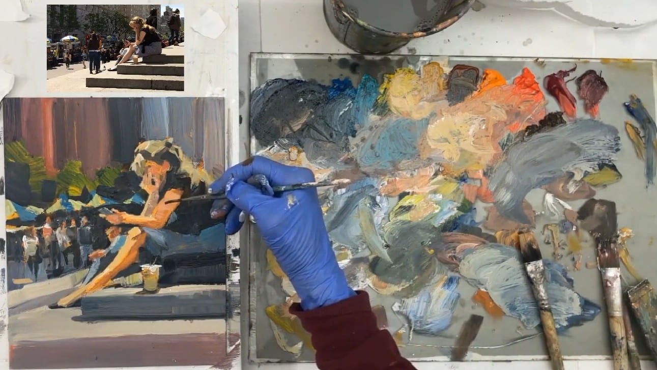 From Patti Mollica's Figure in the Landscape session